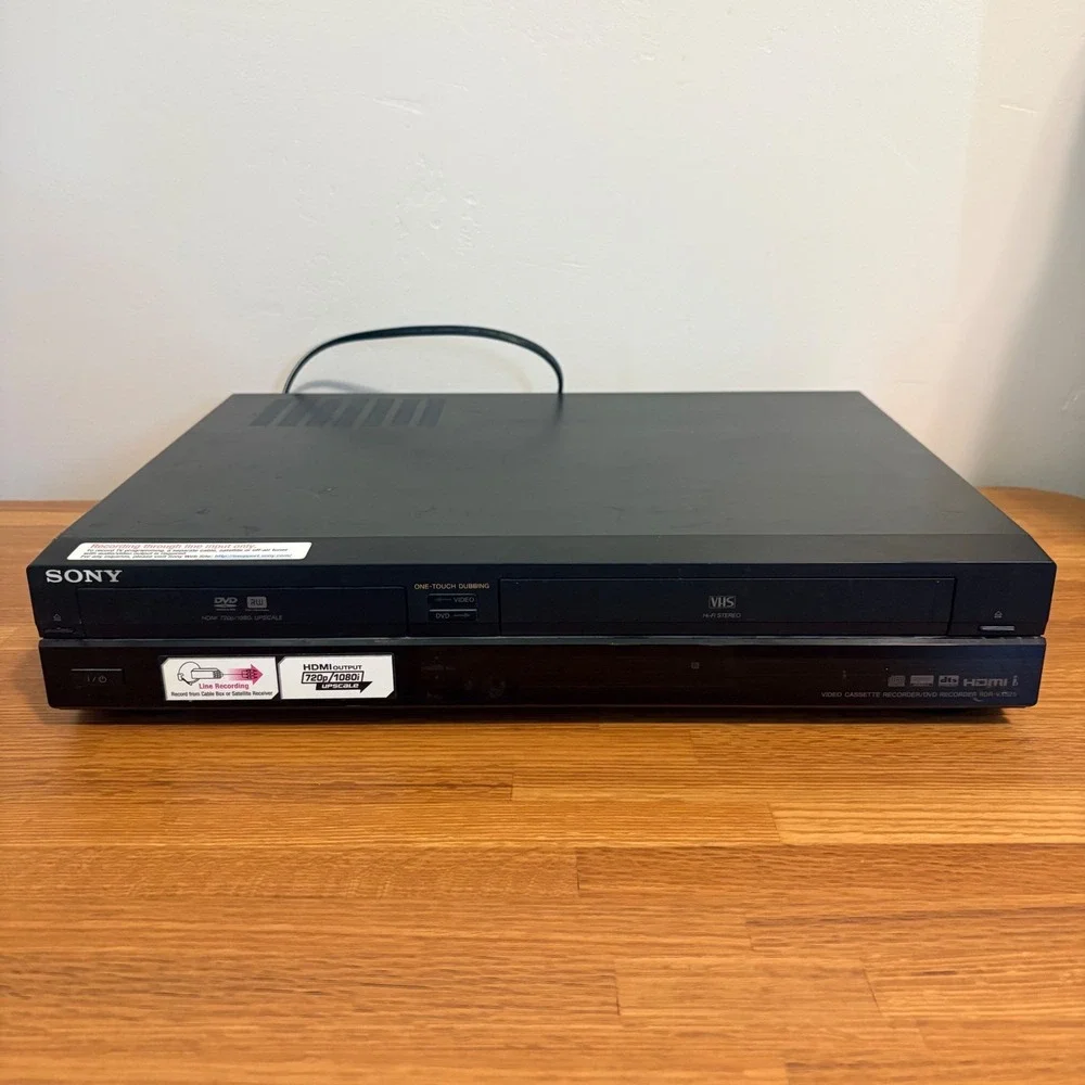 FOR PARTS Sony DVD Recorder VCR Combo RDR-VX525 HDMI 1080i Upscaling NOT WORKING